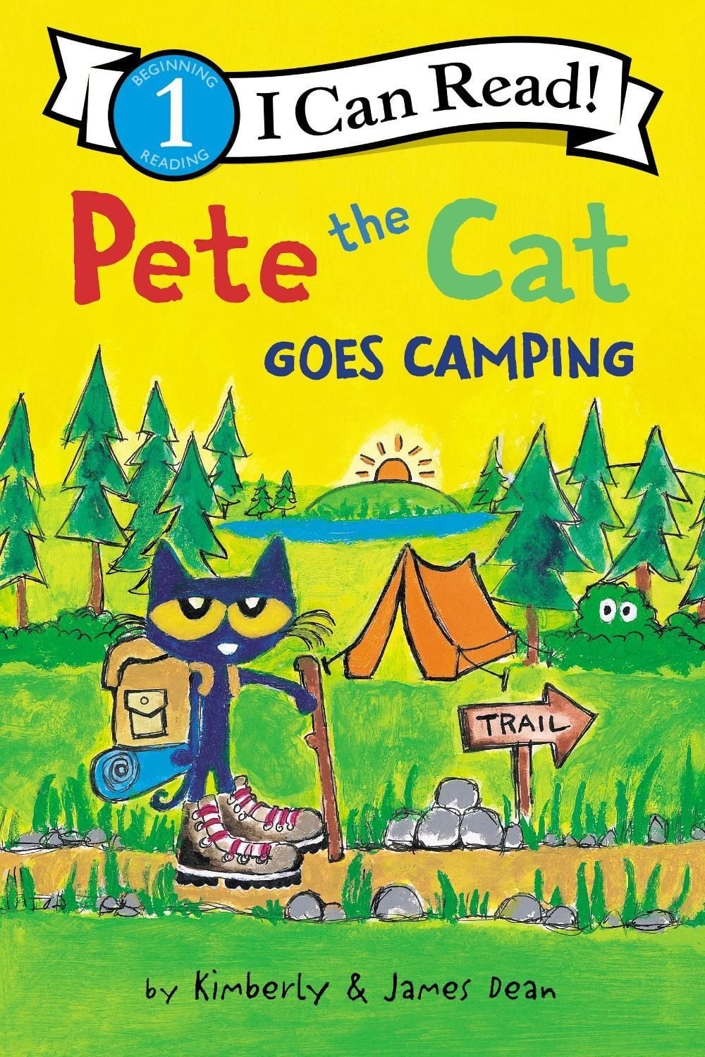 Pete the Cat Goes Camping by James Dean (English) Paperback Book