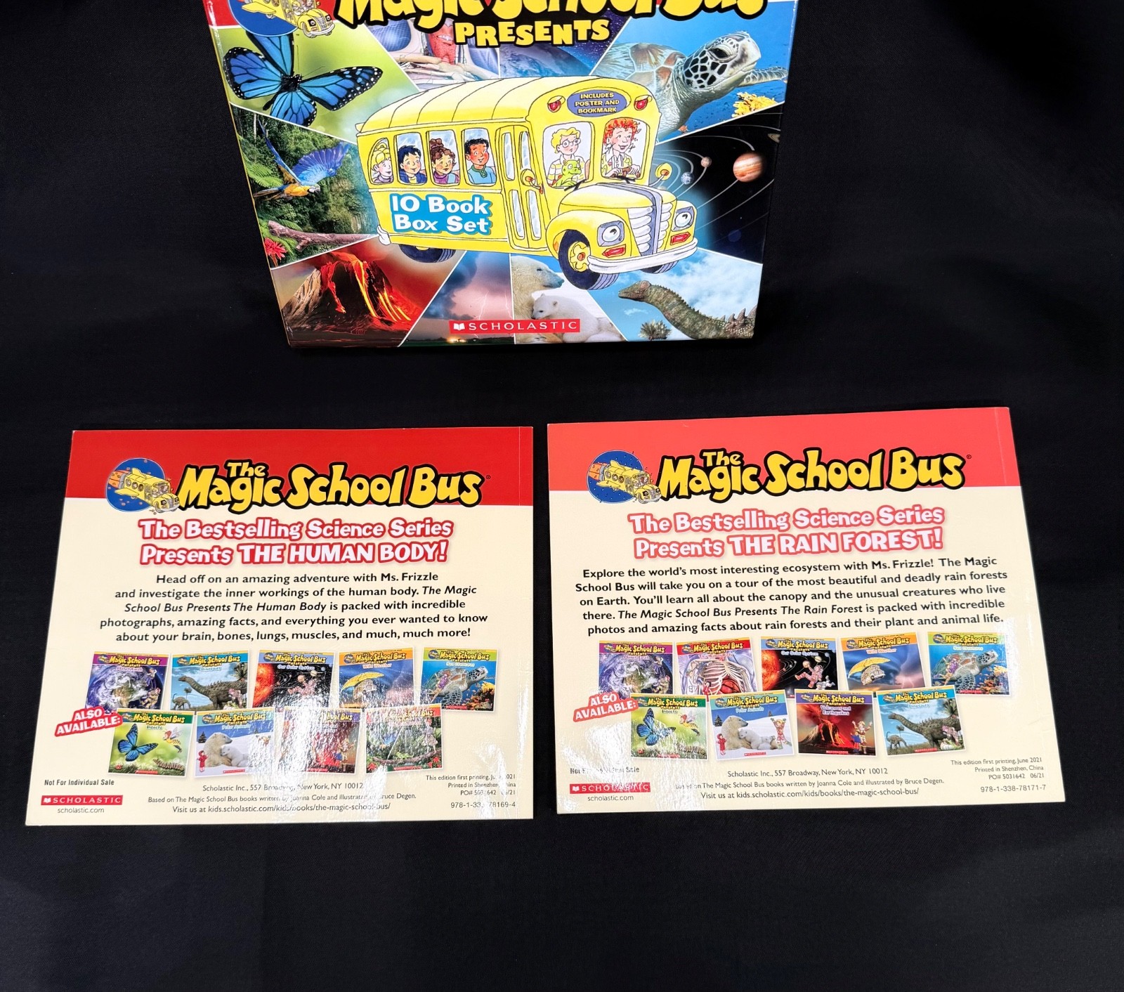 Magic School Bus Presents 10-Book Set 2021 Paperbacks with Case Scholastic Inc.