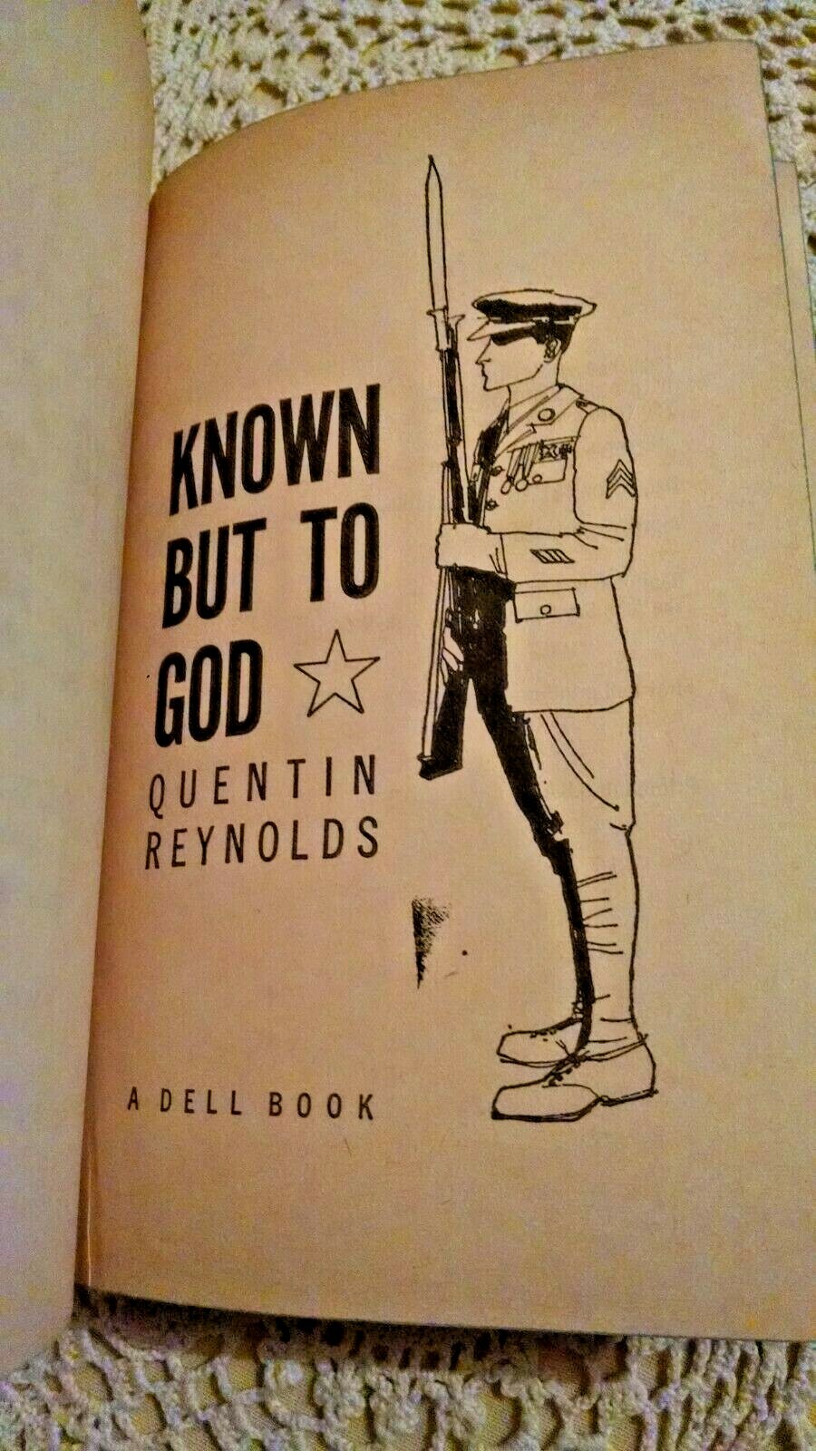 Known But To God by Quentin Reynolds Dell 4594 1st May 1963 Unknown Soldier PB