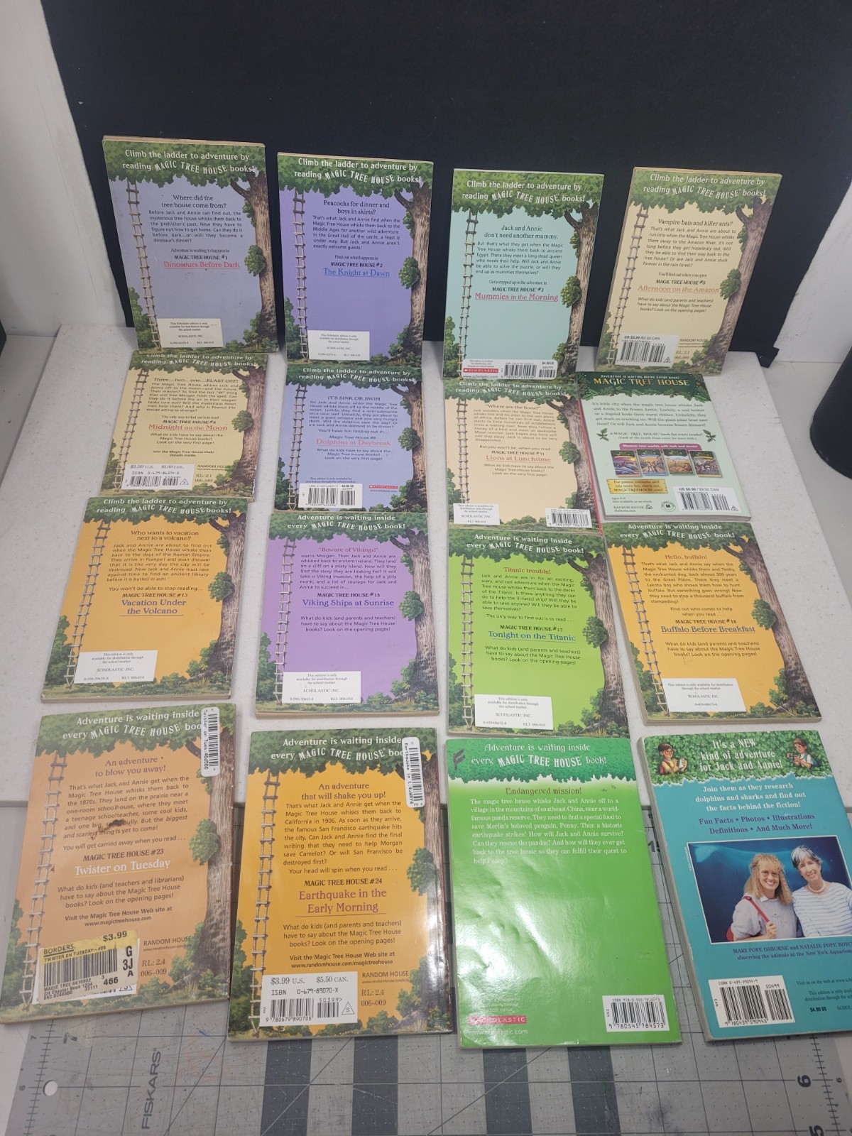 Magic Tree House Paperback Lot of 16 #1,2,3,6,8,9,11,12,13,15,17,18,23,24,48 +
