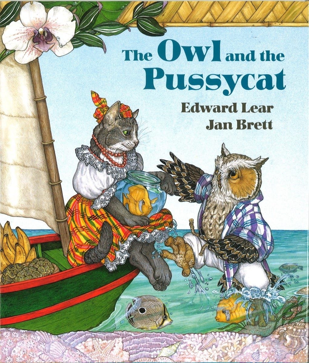 The Owl and the Pussycat Brett, Jan|Lear, Edward hardcover Good