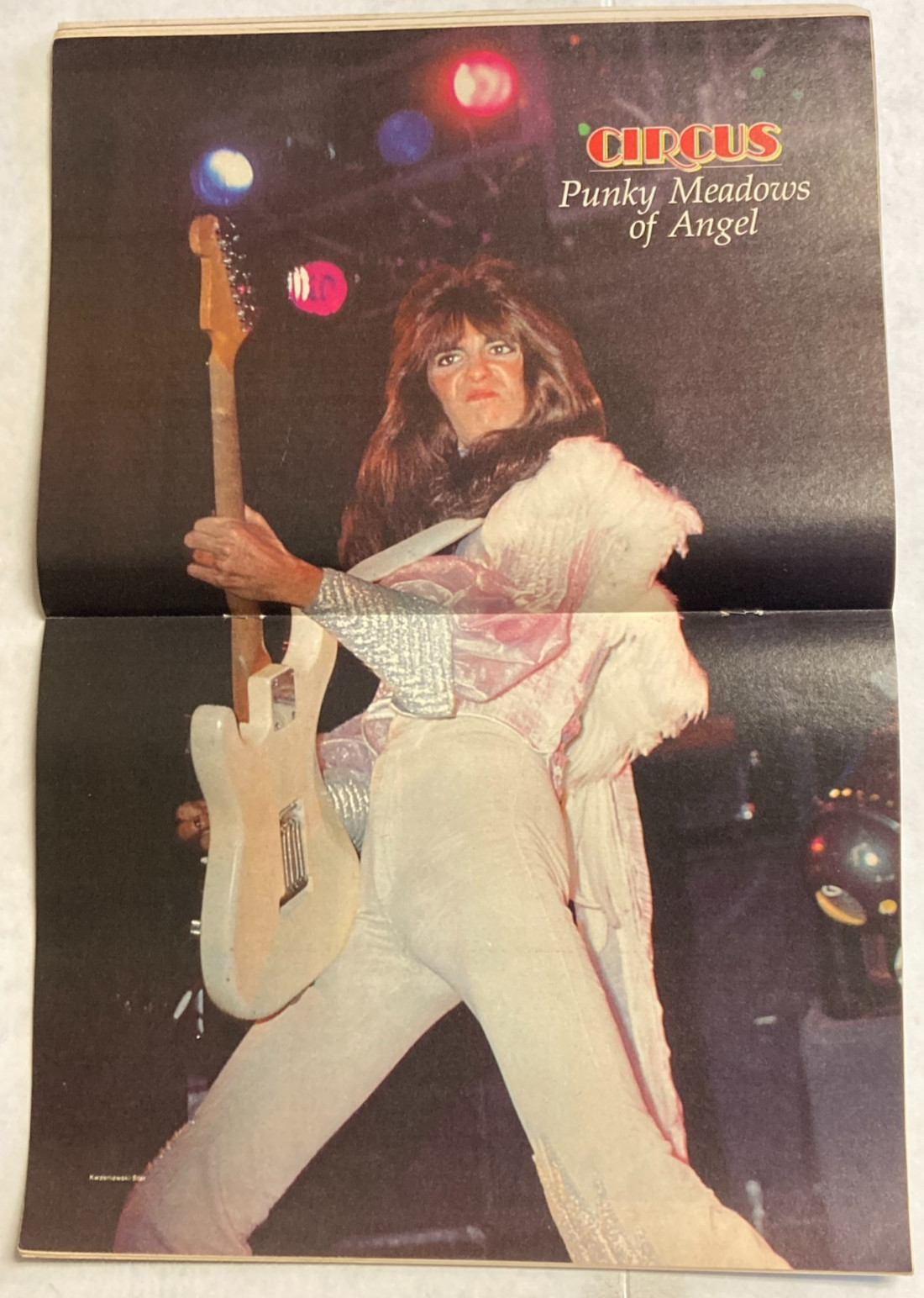 ANGEL 1978 Circus Magazine 1978 White Hot Era Punky Meadows Poster KISS Features