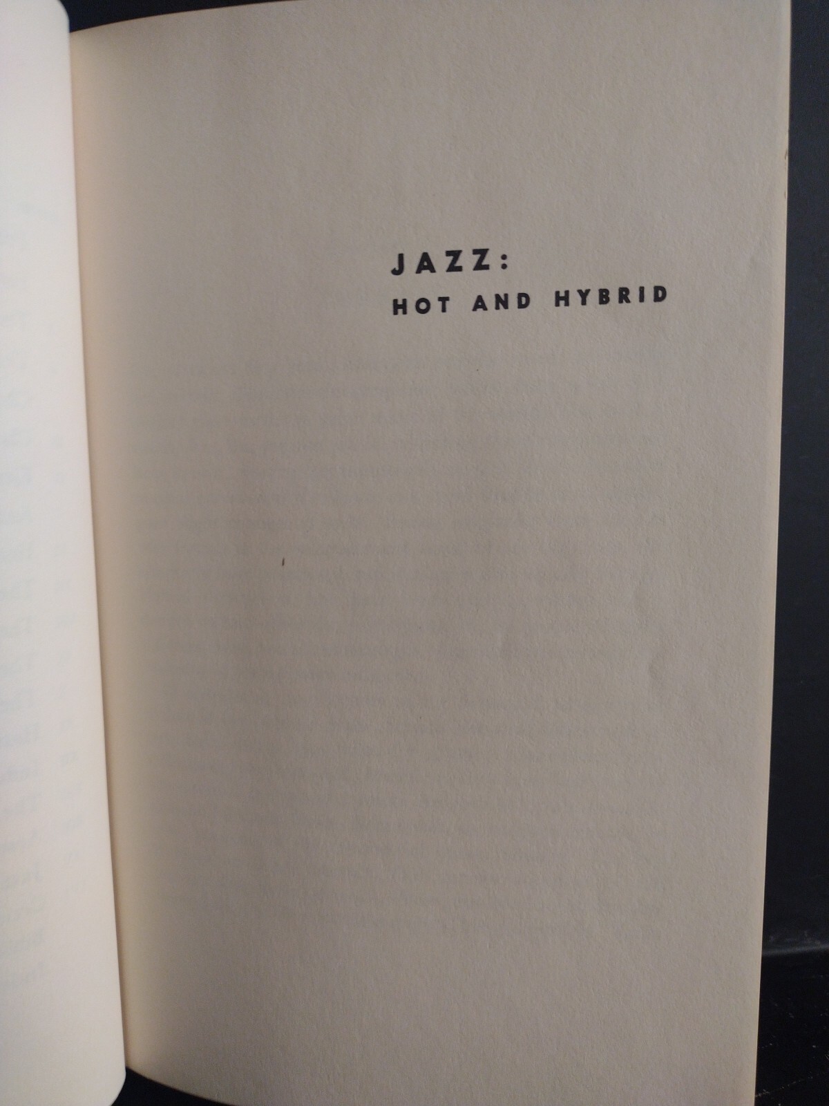 Jazz, Hot and Hybrid Winthrop Sargeant 3rd Ed. Enlarged Paperback In HC EX Lib