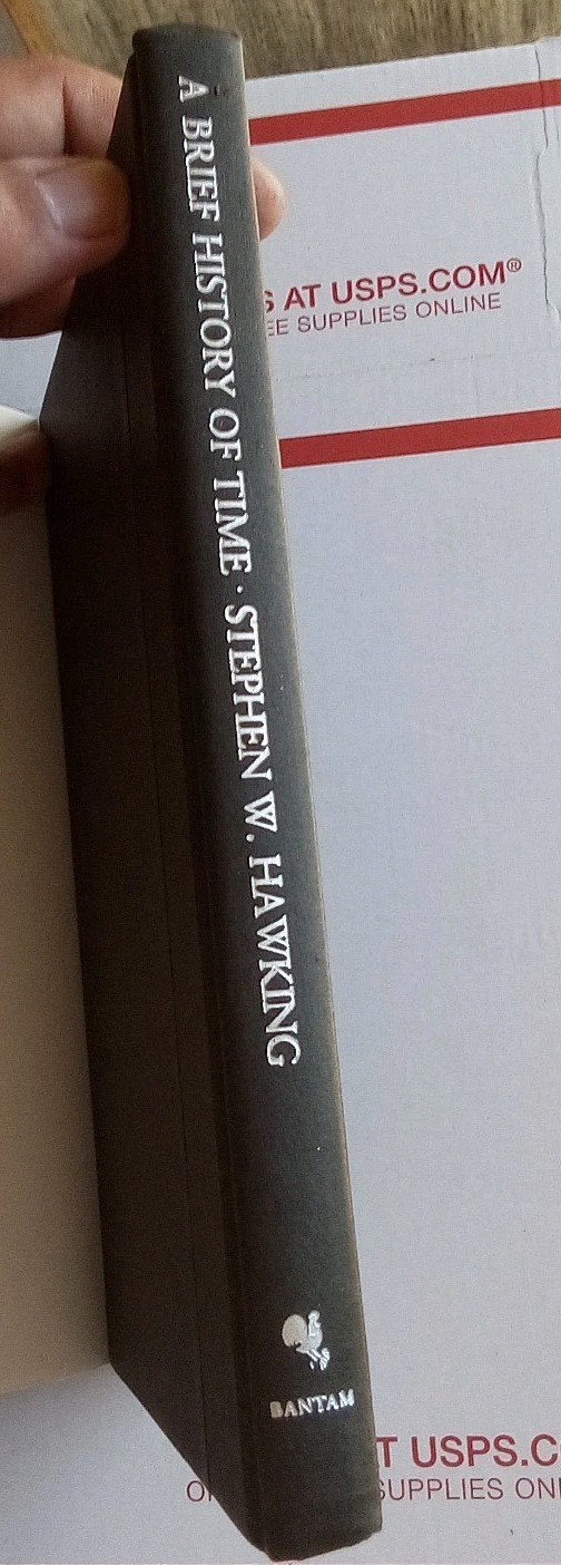 A Brief History Of Time by Stephen Hawking RARE HC First Edition, 1st Printing