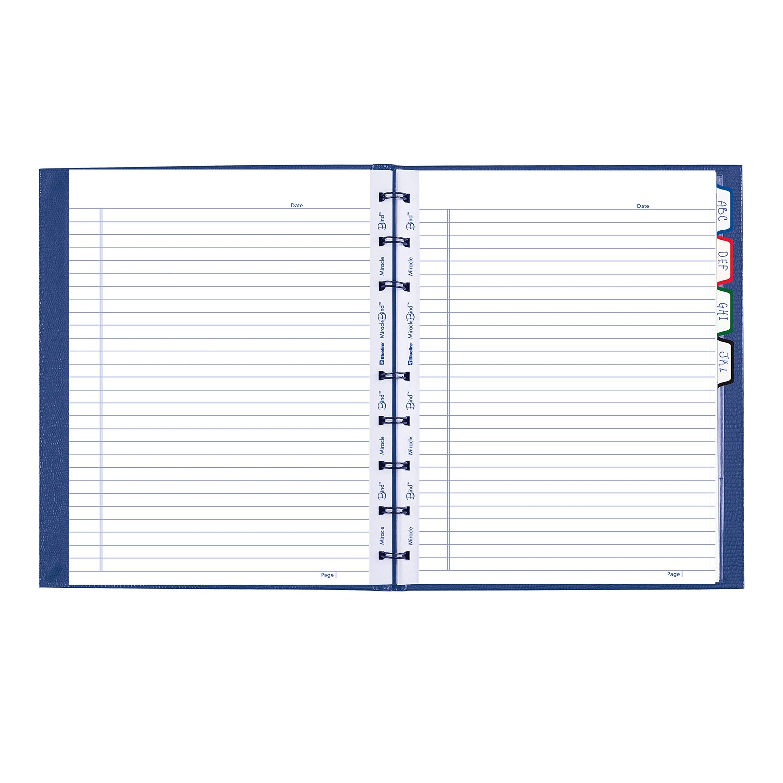 MiracleBind™ Notebook, Lizard-Like Hard Cover, 9.25″ x 7.25″, 150 Pages, Indi…