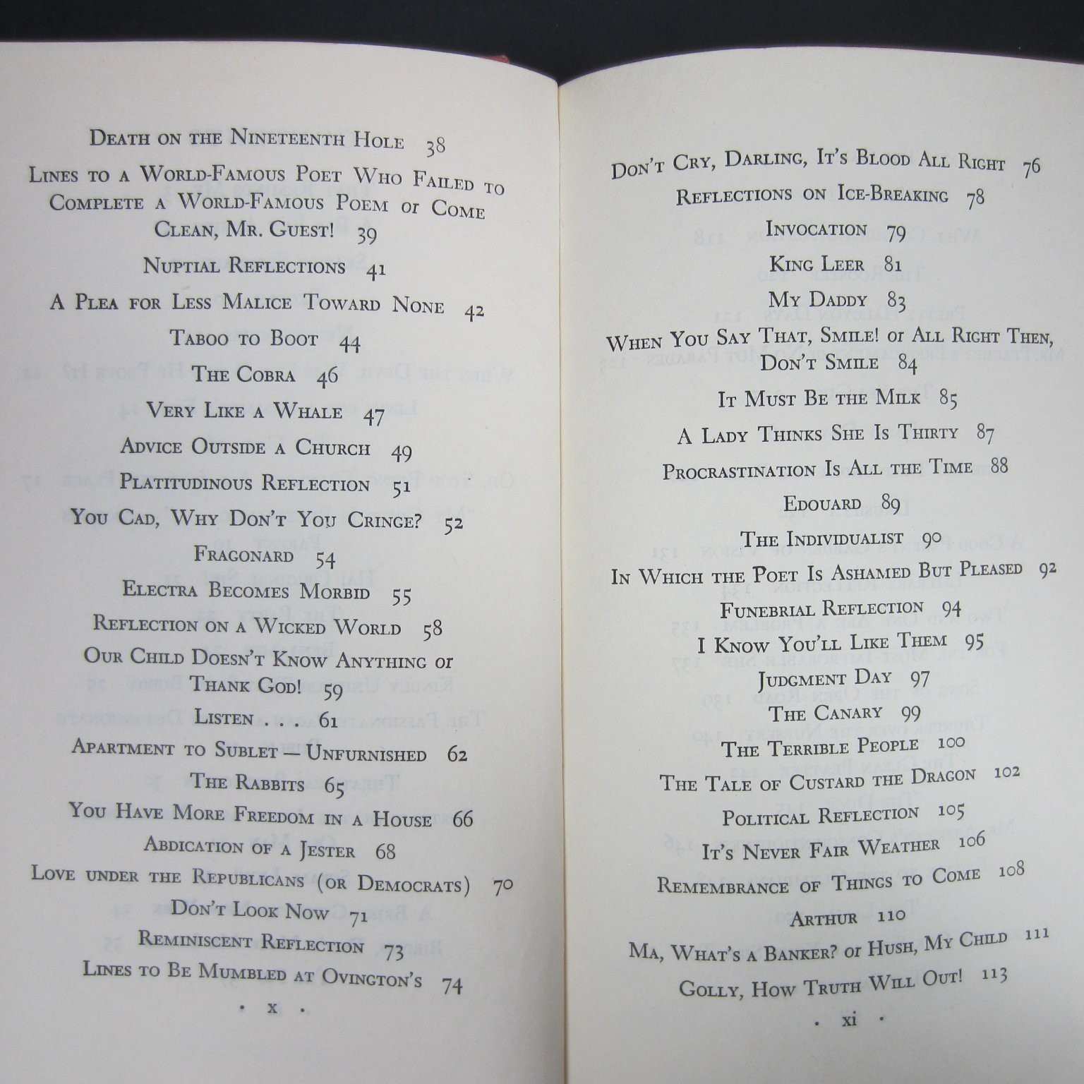Many Long Years Ago Ogden Nash 1945 Fourth Printing Poetry Humorous Little Brown