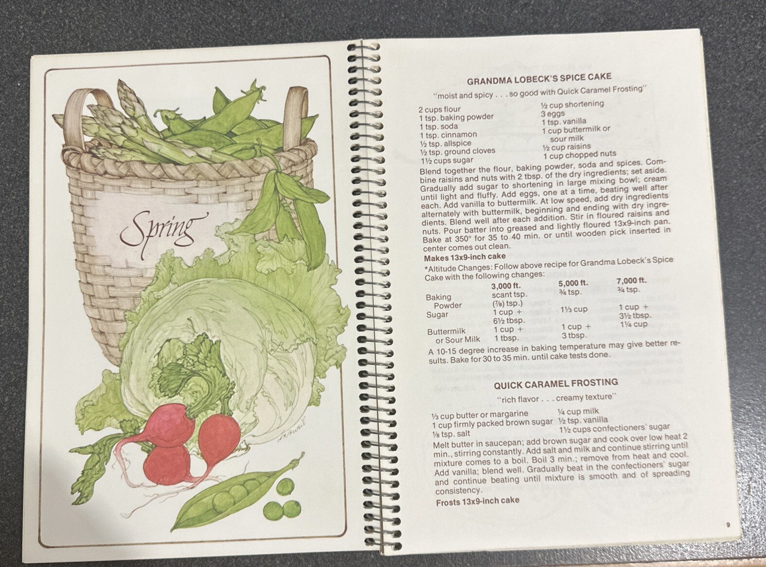 Miriam B Loo’s Family Favorites Cookbook (1977) ~ Spiral Spine ~ 92 Pages
