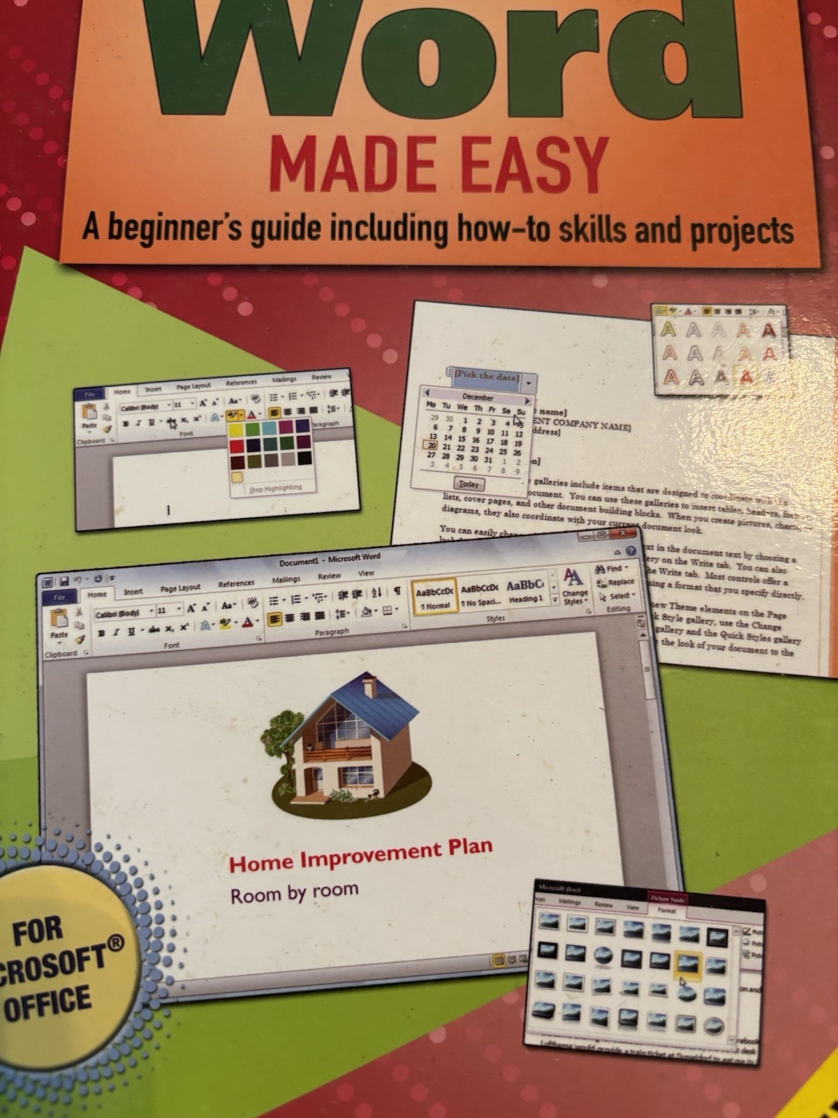 Word Made Easy Spiral Bound Book 111 Pages New 2011
