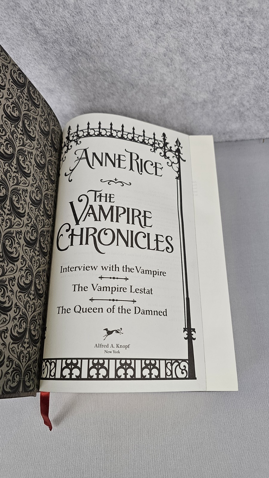 The Vampire Chronicles by Anne Rice Leather Collectible Edition Silver