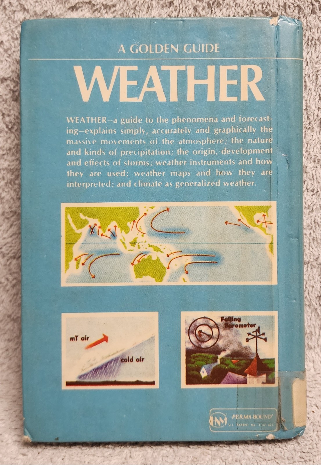 Weather A Golden Guide by Golden Press 1975 Hardcover Book