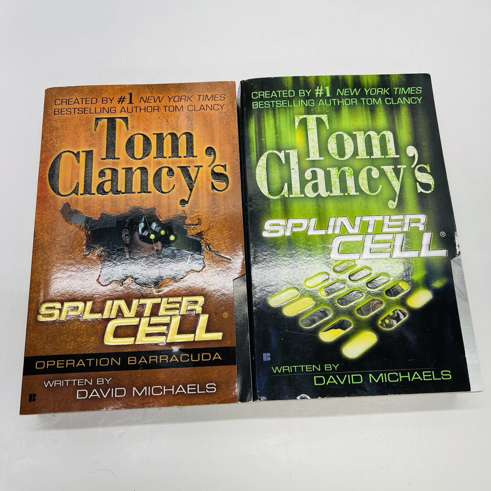 Lot of 23 Tom Clancy Paperbacks Splinter Cell, Op-Center, Power Plays, Net Force