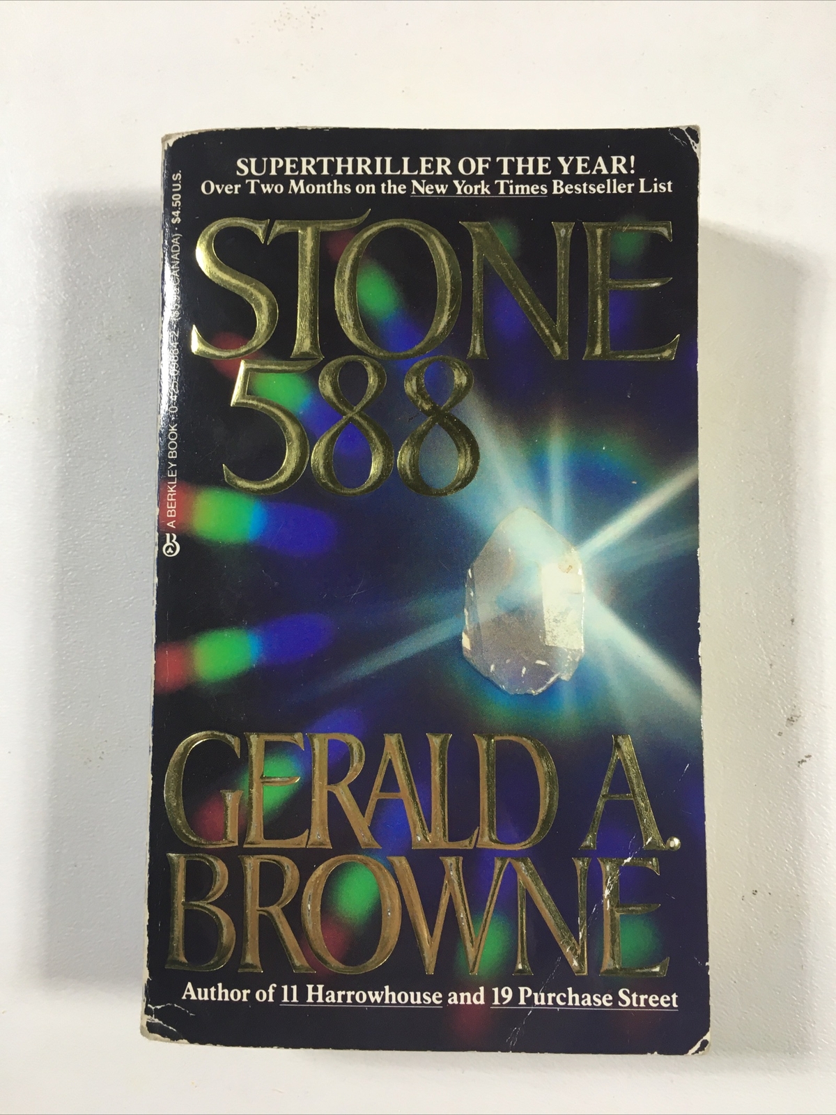 Stone 588 – Gerald A. Browne (1987, Paperback)