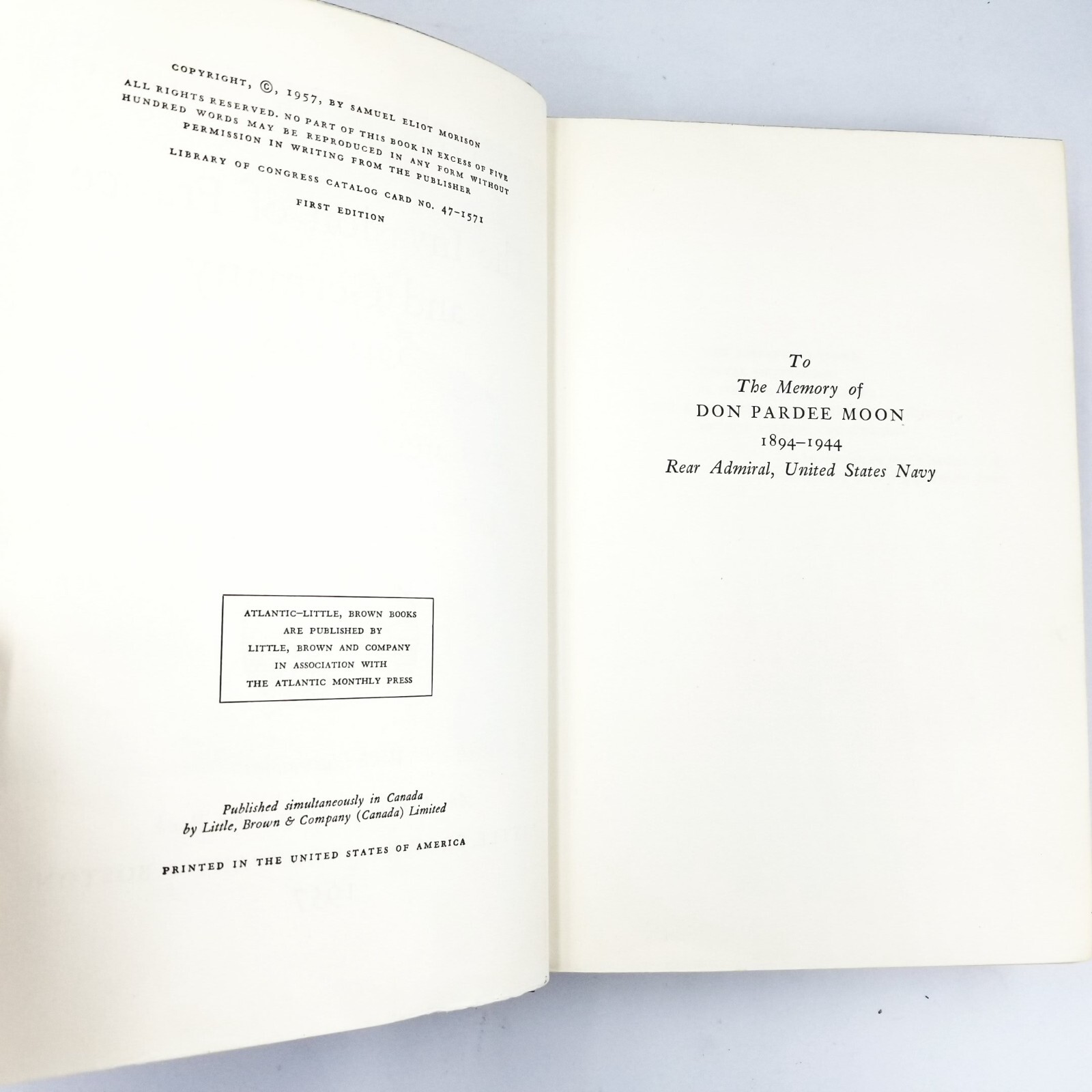 The Invasion of France and Germany 1944-1945 by Samuel Eliot Morison – 1957 1st