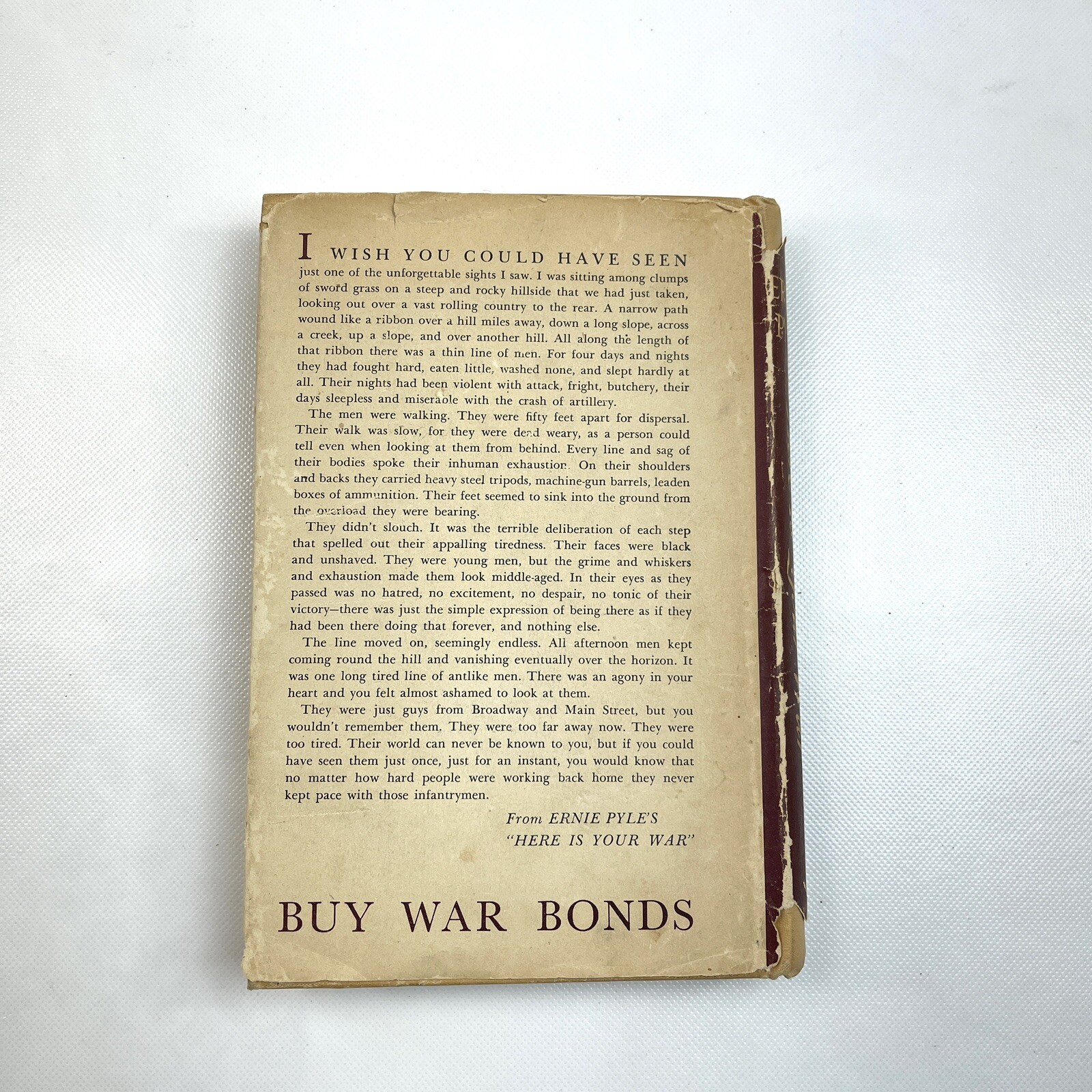 Here Is Your War Ernie Pyle Paperback Book 1943 Henry Holt And Company Inc