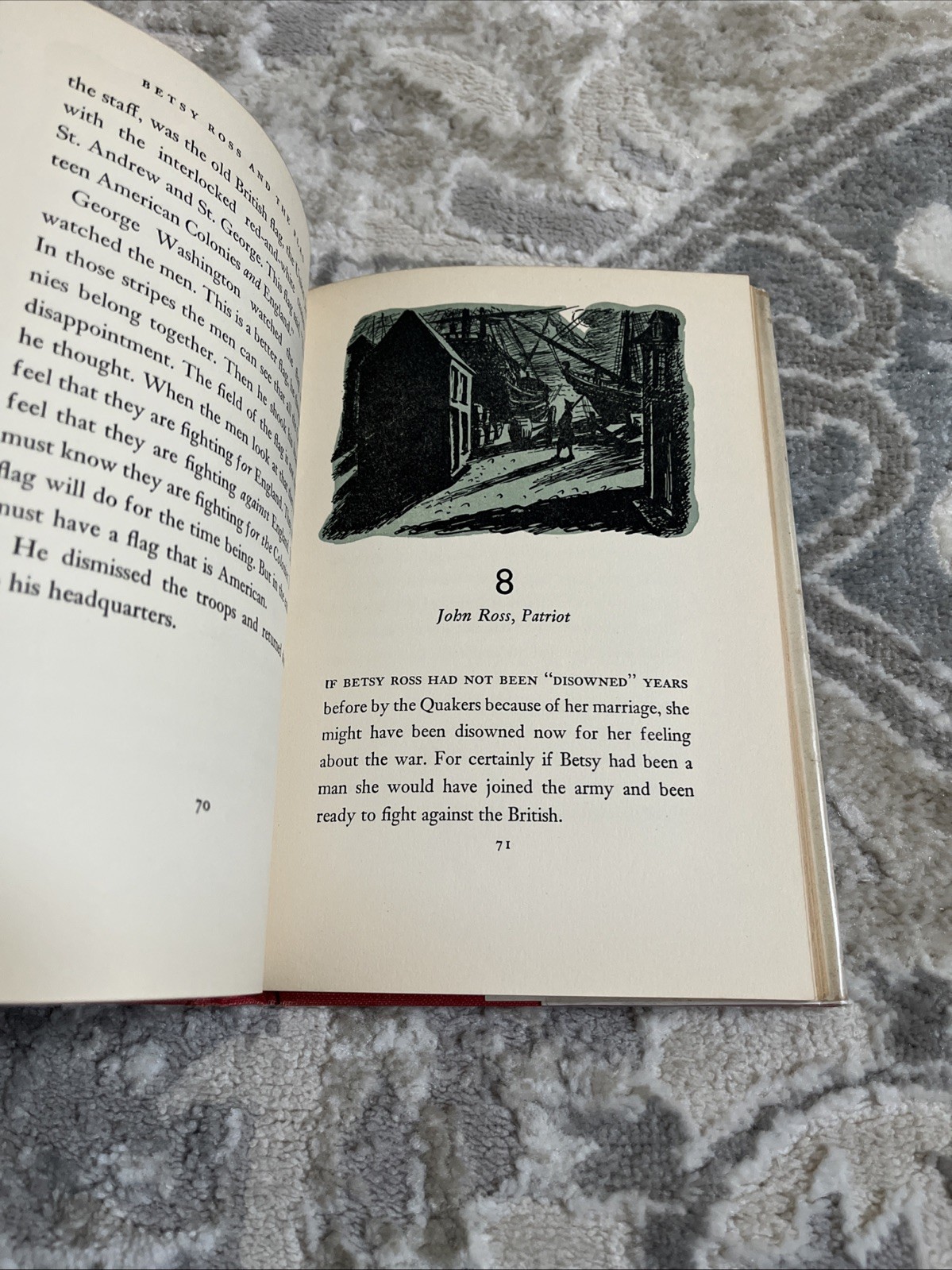 Betsy Ross And The Flag – Jane Mayer Hardcover, 1952