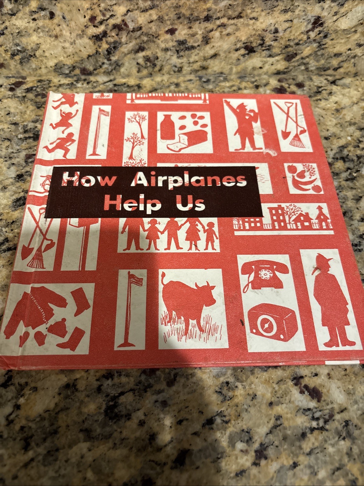 Vintage How Airplanes Help Us 1961 1st Edition Hardback Book Benefic Press USA