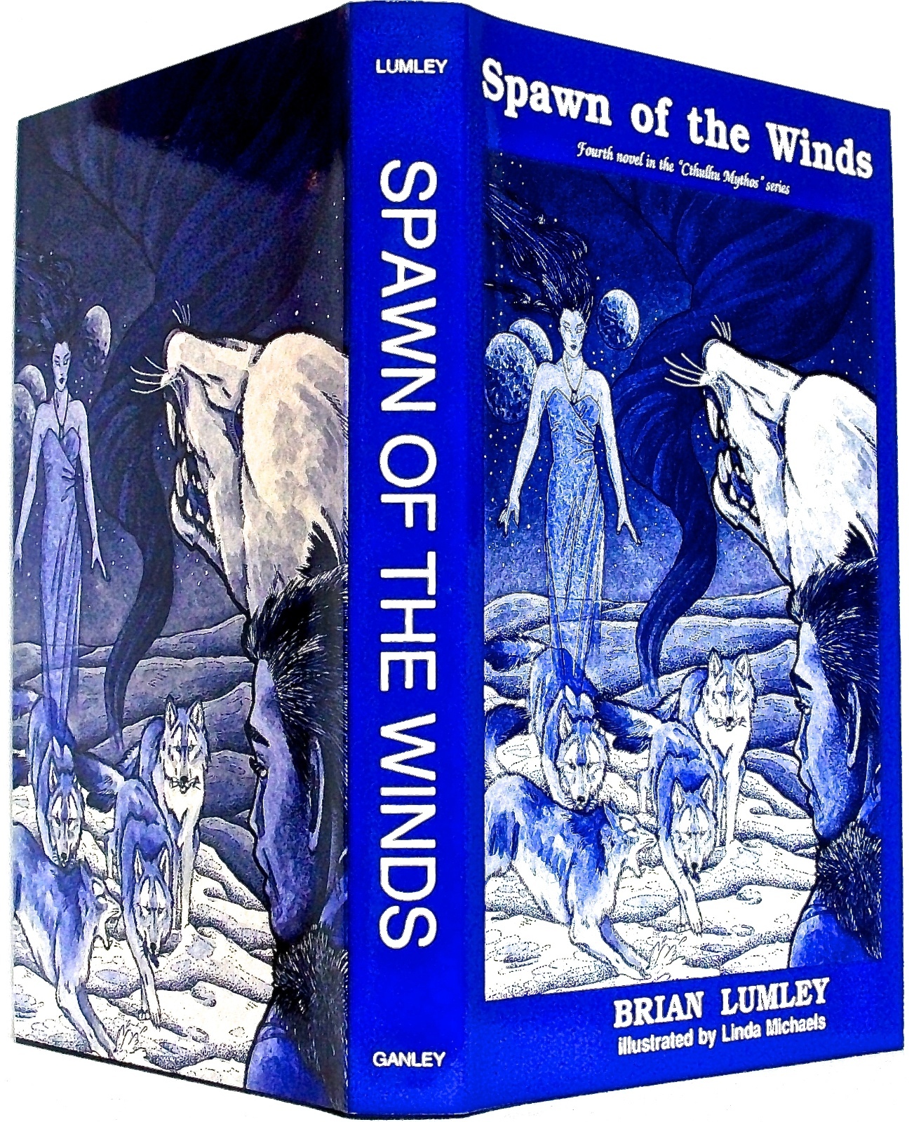 BRIAN LUMLEY: SPAWN OF THE WINDS (Ganley, 1995) signed, numbered, slipcased 1st