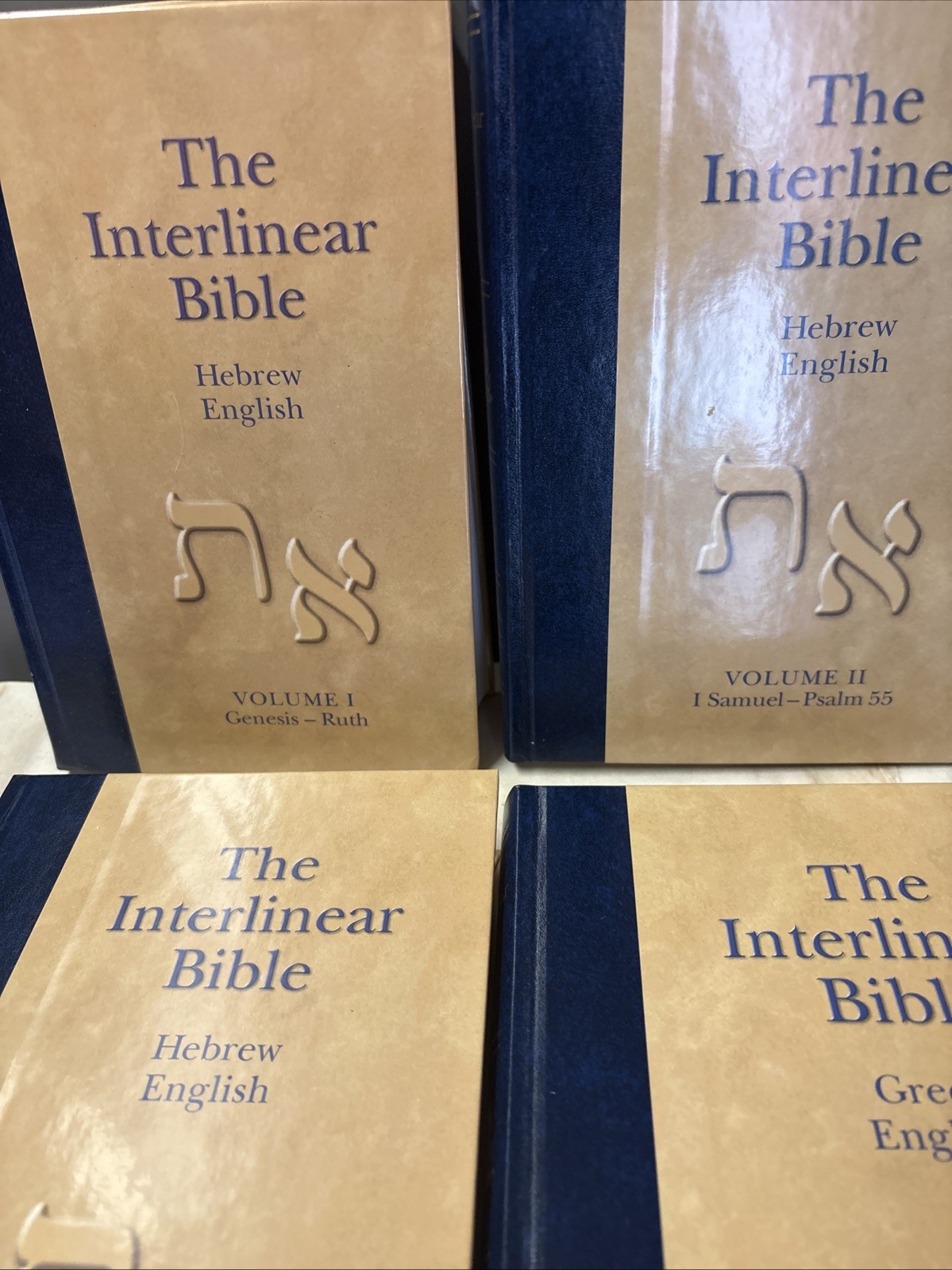 Interlinear Bible Hebrew English 4 Volume Set Hendrickson Pub. Jay P. Green Sr.