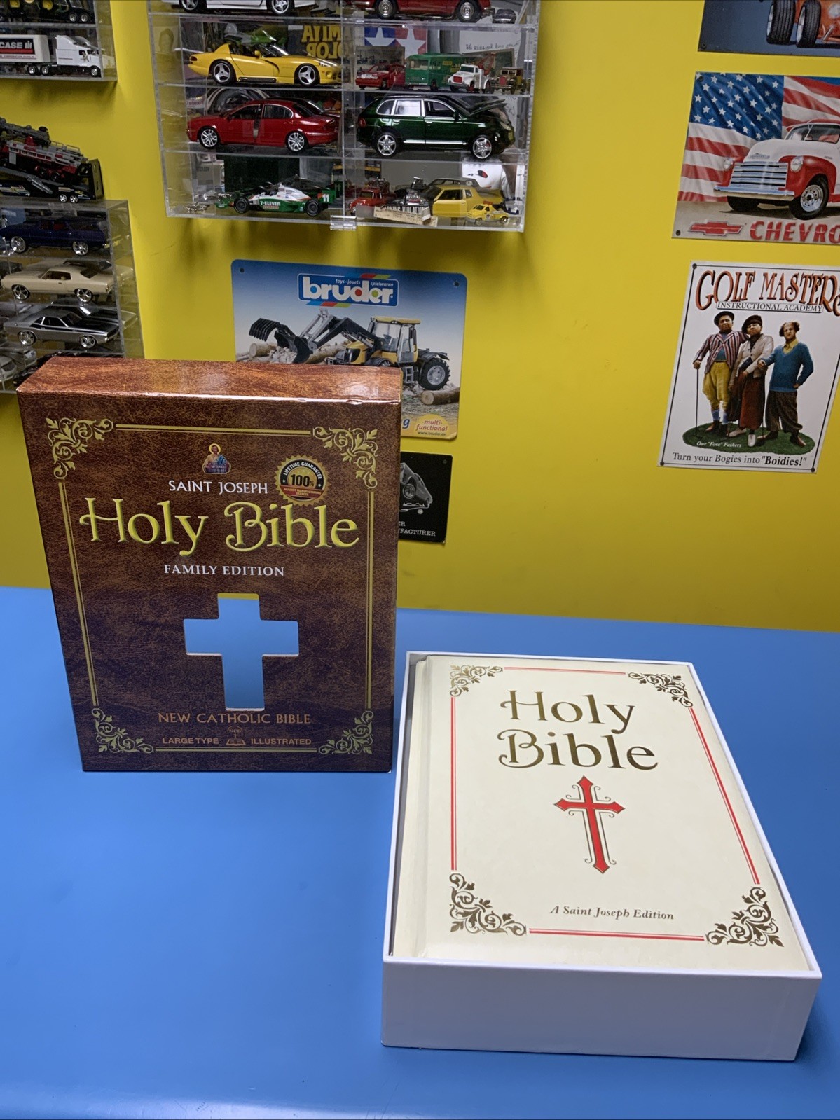 St. Joseph Catholic Family Edition Simulated Leather Large Print Gold Edges NEW