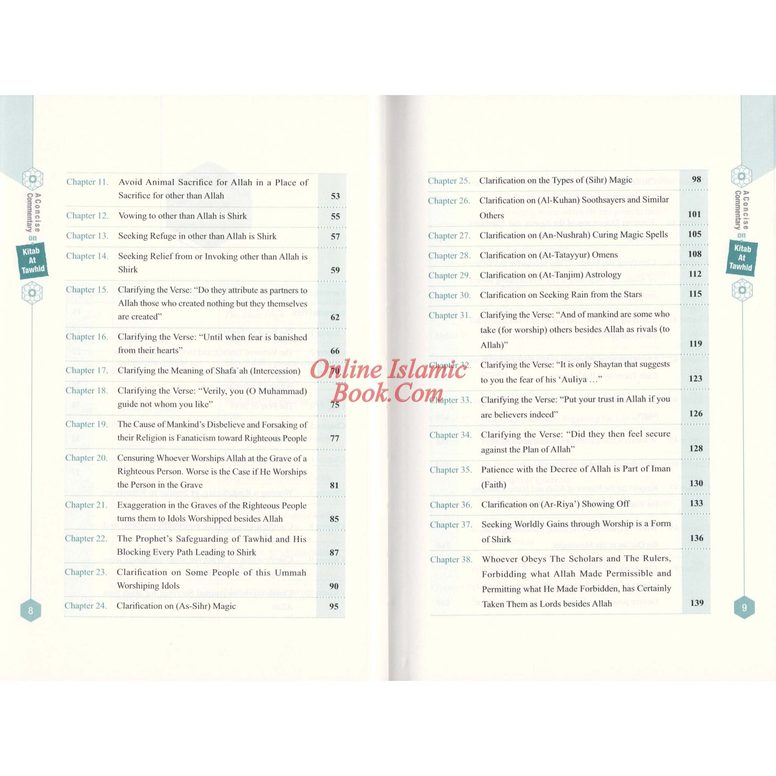 A Concise Commentary on the Book of Tawhid