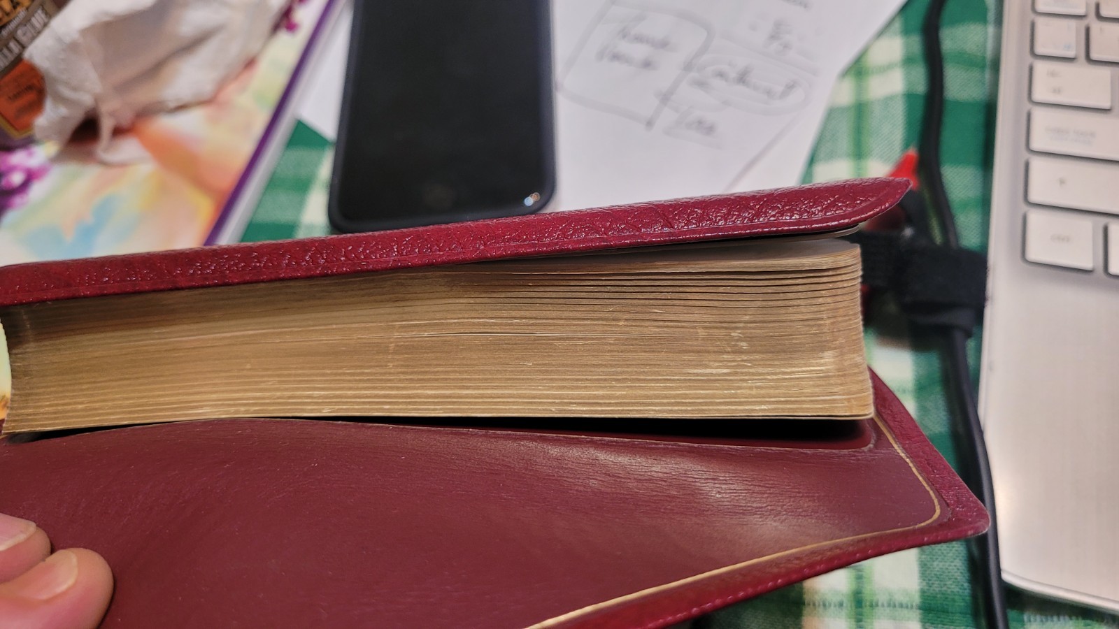 RARE: New American Standard Bible 1975 Pocket Size, Top Grain Cowhide