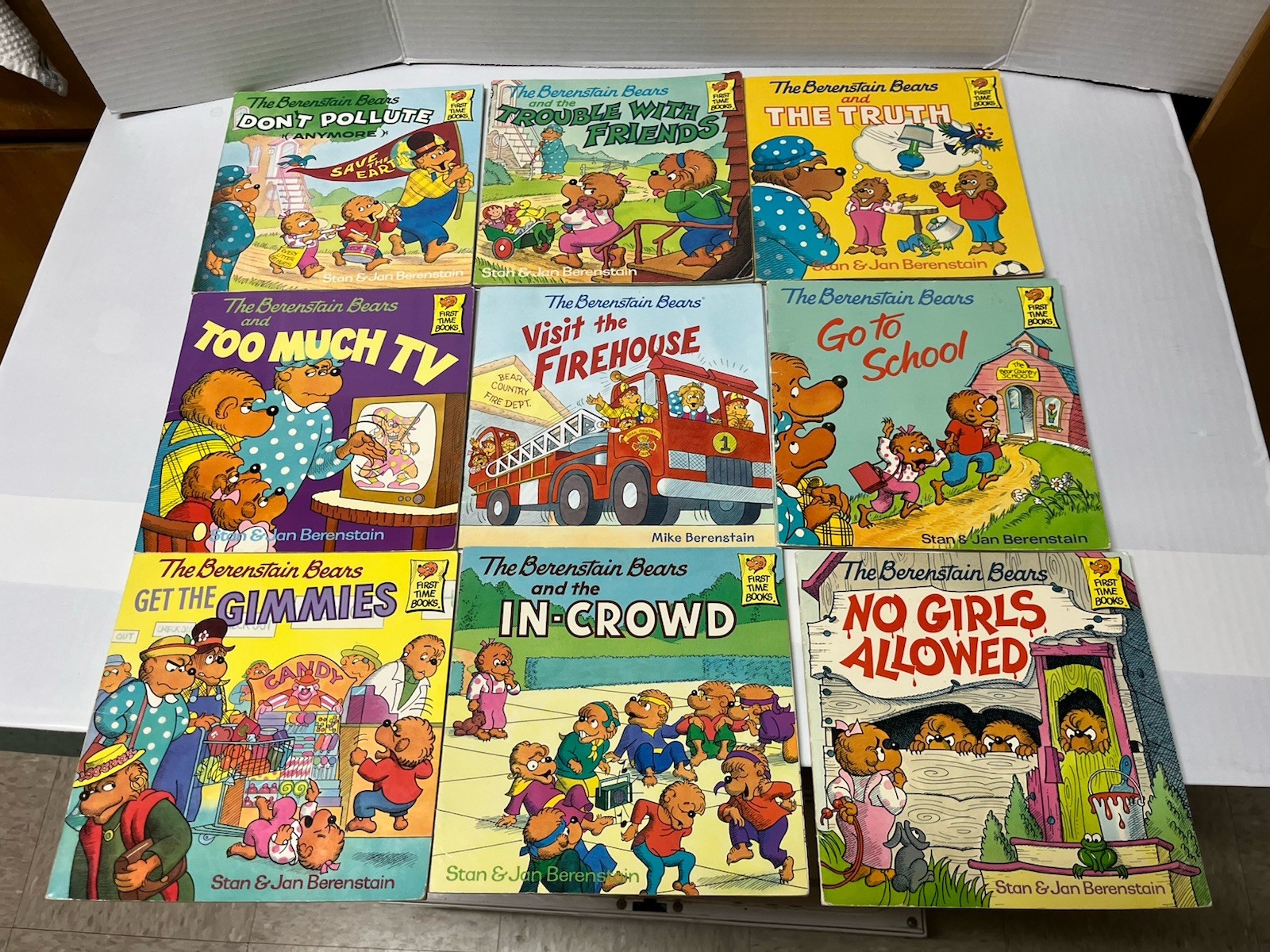 Vintage 29 Lot Berenstain Bears Paperback Books by Stan & Jan, He Bear She Bear