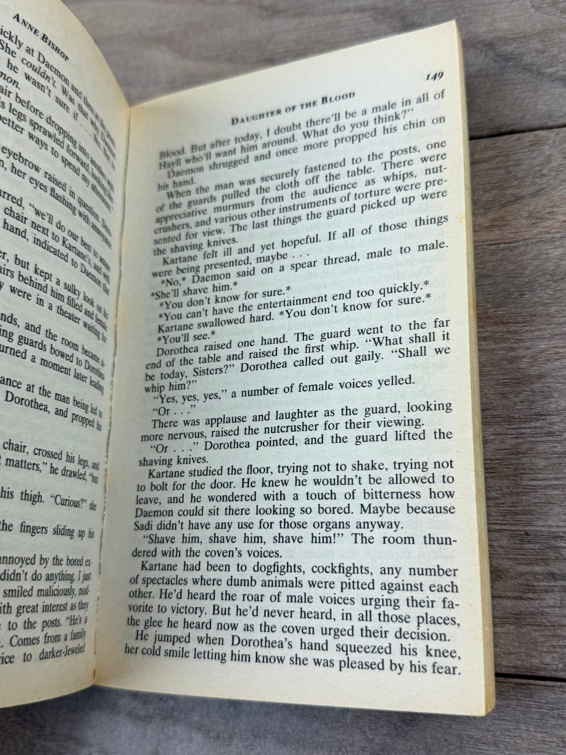 Daughter of the Blood Anne Bishop 1998 First Printing Black Jewels Trilogy ROC
