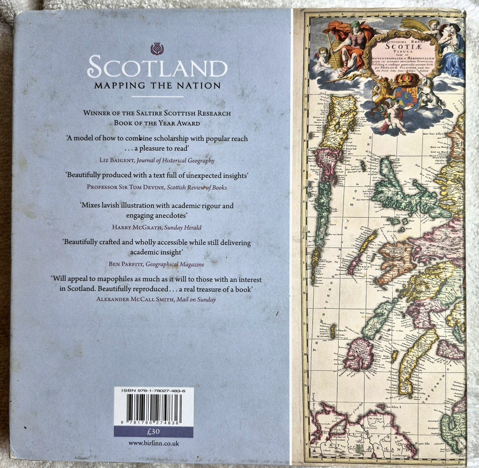 Scotland: Mapping the Nation (Birlinn, 2017 · Revised Edition · Hardcover)
