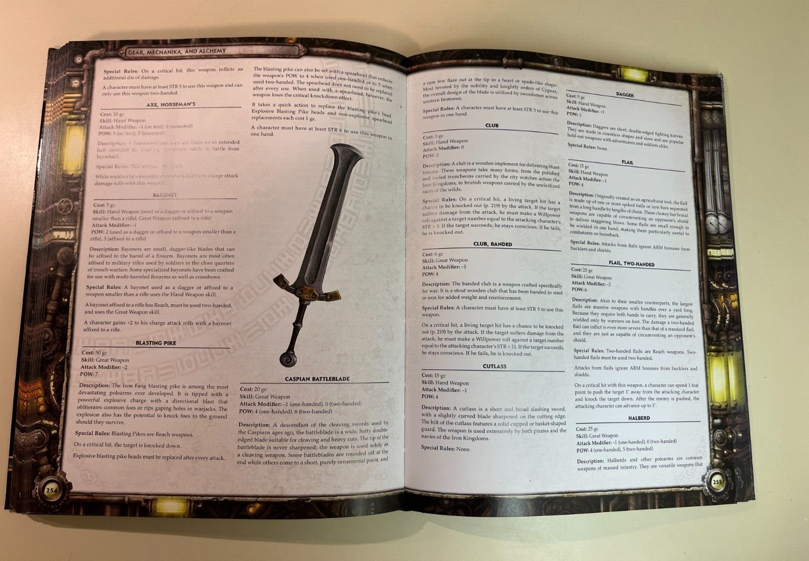 Iron Kingdoms Core Rules Full Metal Fantasy RPG Privateer Press 2nd Printing HC