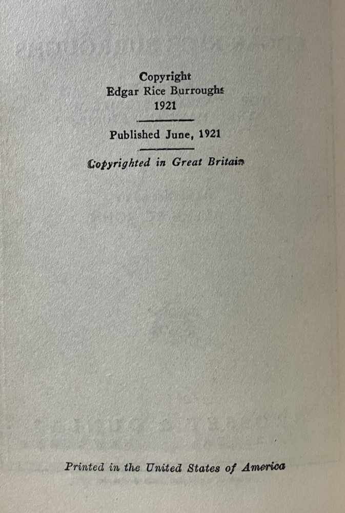 Edgar Rice Burroughs, TARZAN THE TERRIBLE, hardback book w/ DJ, Grosset & Dunlap