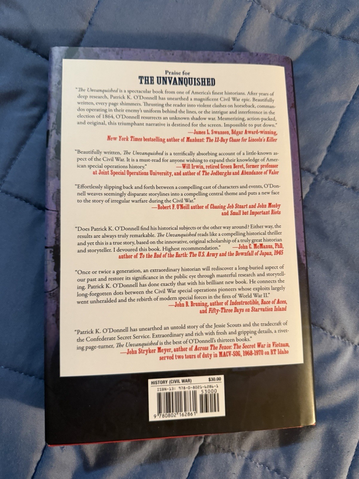 Unvanquished : The Untold Story of Lincoln’s Special Forces, Special Ops 2024