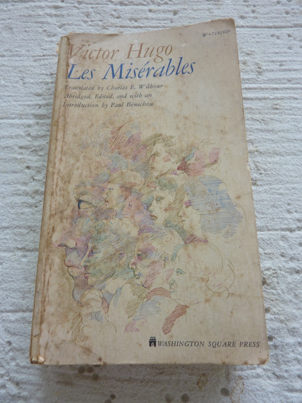 Les Miserables By Victor Hugo 1964 Printing Washington Square Press Paperback