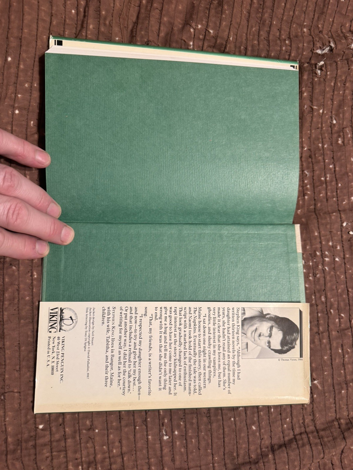 Stephen King The Eyes of the Dragon 1987 Hardcover 1st Edition 1st Print MP2S