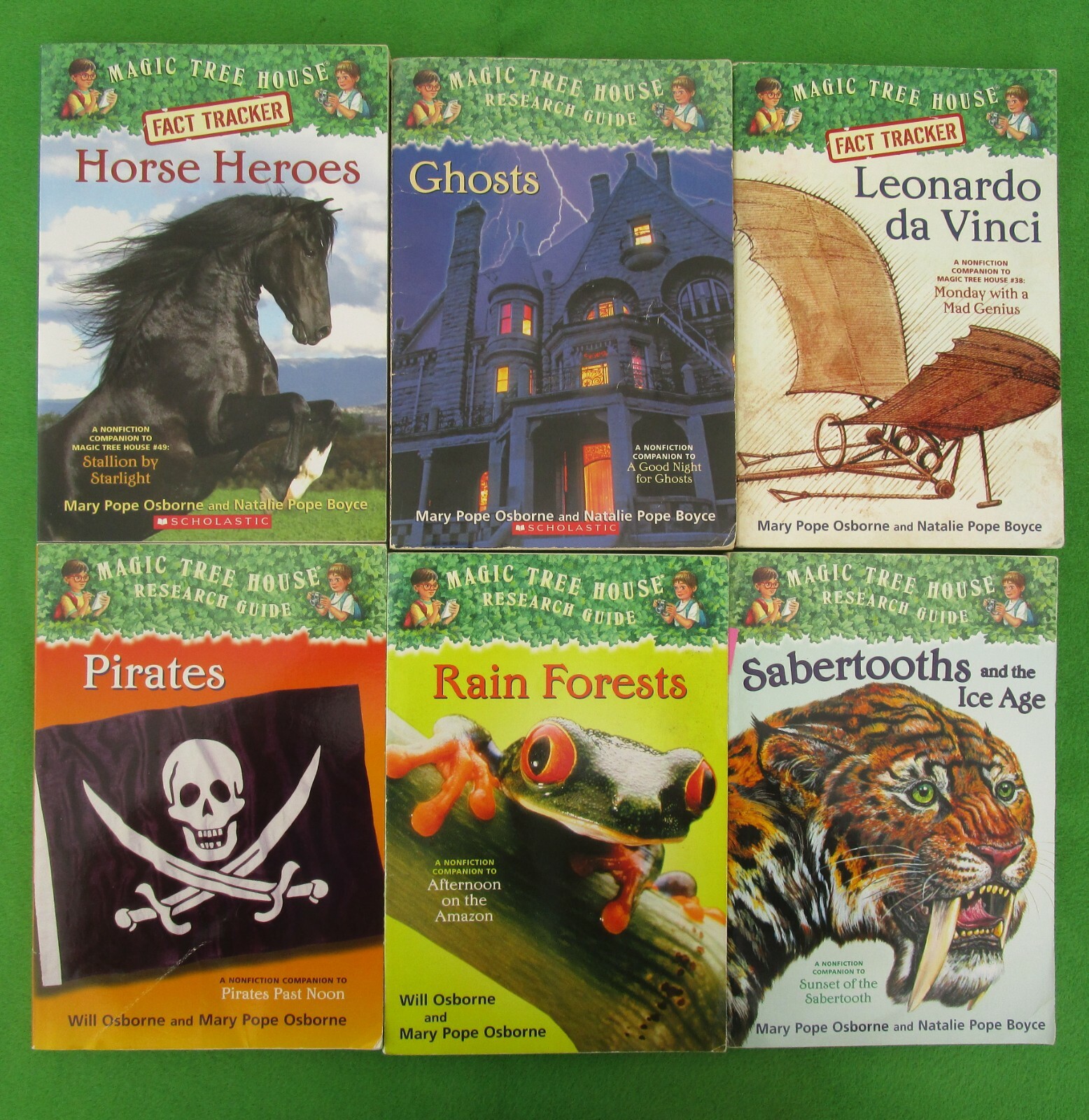 LOT 6 MAGIC TREE HOUSE RESEARCH GUIDES BY MARY POPE OSBORNE & NATALIE POPE BOYCE