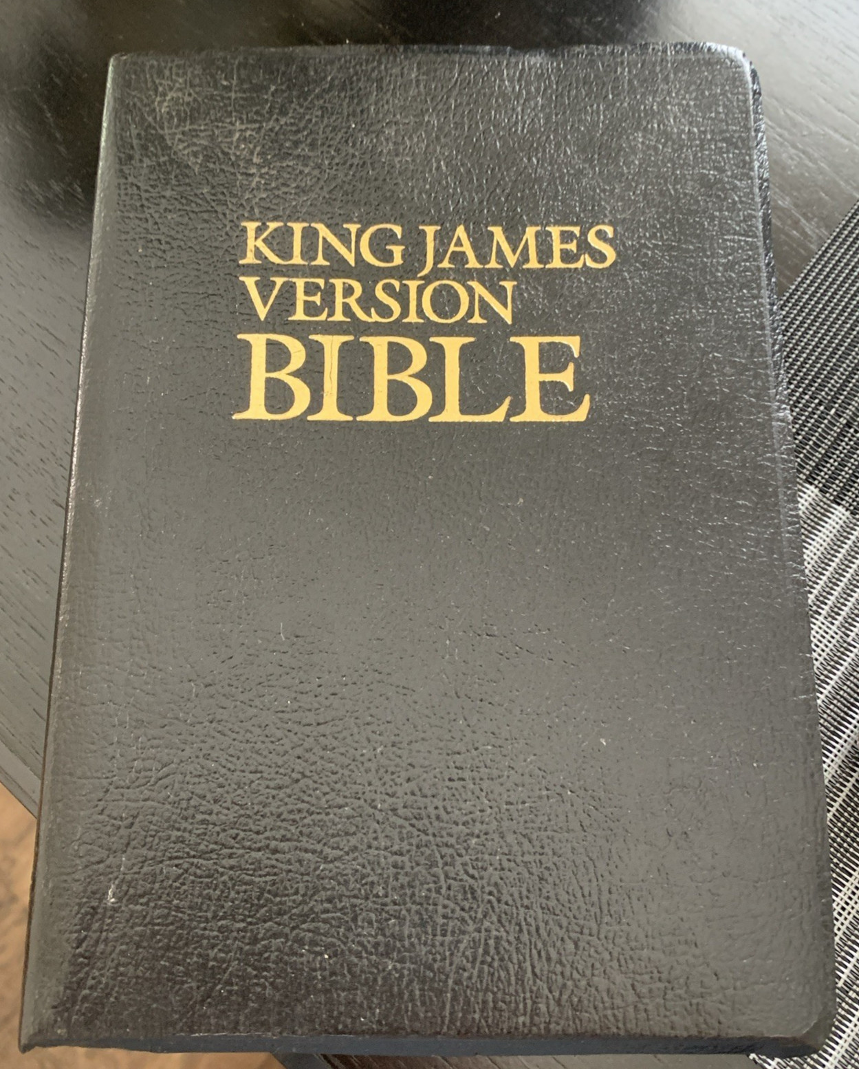 King James Version Bible With Helps- Words Of Christ Printed In Red Letter- 1962