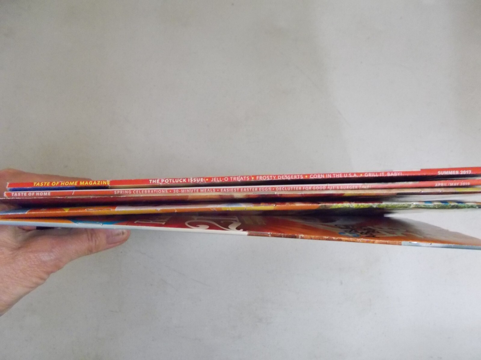 5 TASTE OF HOME MAGAZINE VARIOUS ISSUES FROM 2008 – 2019