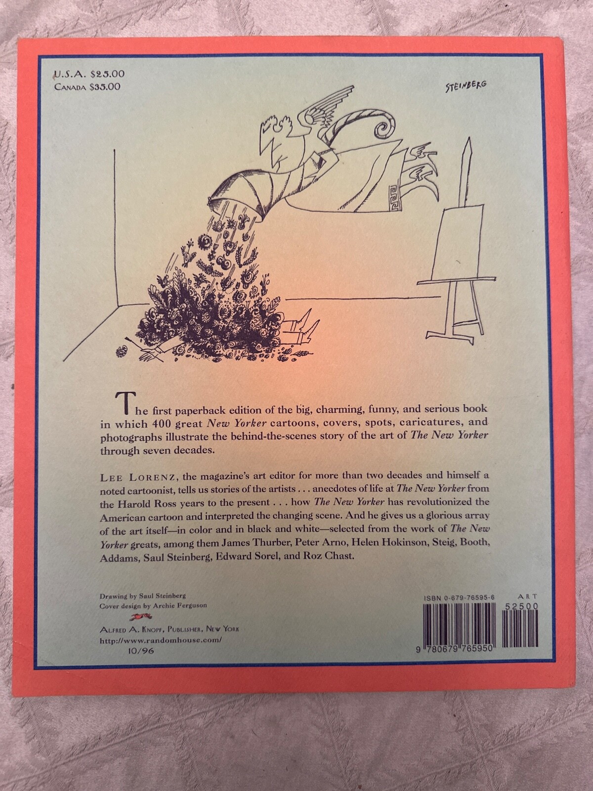 The Art of the New Yorker: 1925-1995 – Hardcover By Lorenz, Lee – ACCEPTABLE