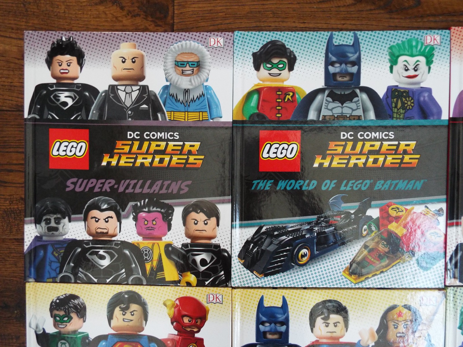 Lot 10 LEGO DC Comics Super Heroes Batman Villains DK Hardcover Books