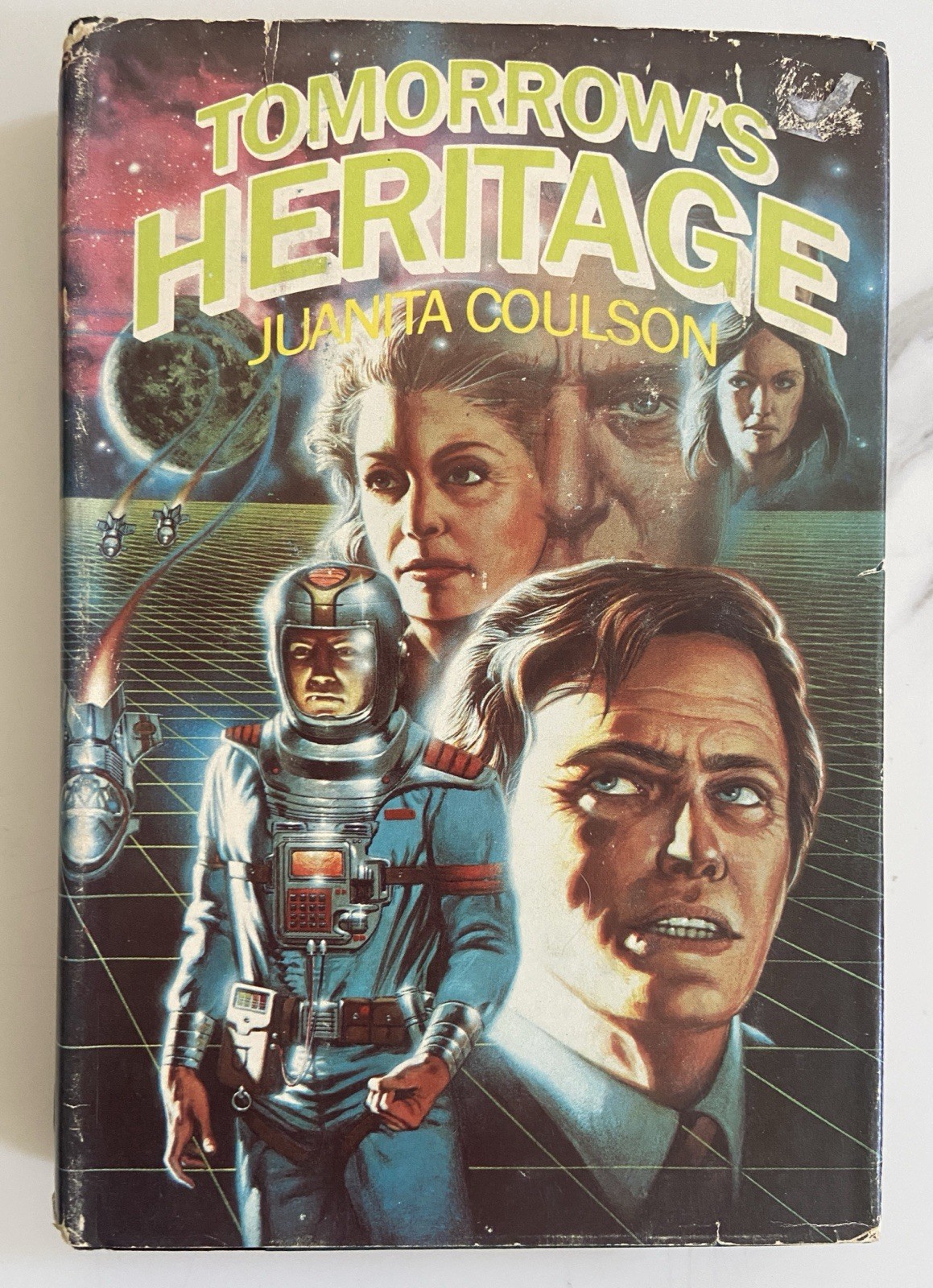 Tomorrows Heritage Juanita Coulson 1981 Del Rey Book Club Sci Fi Cryogenic