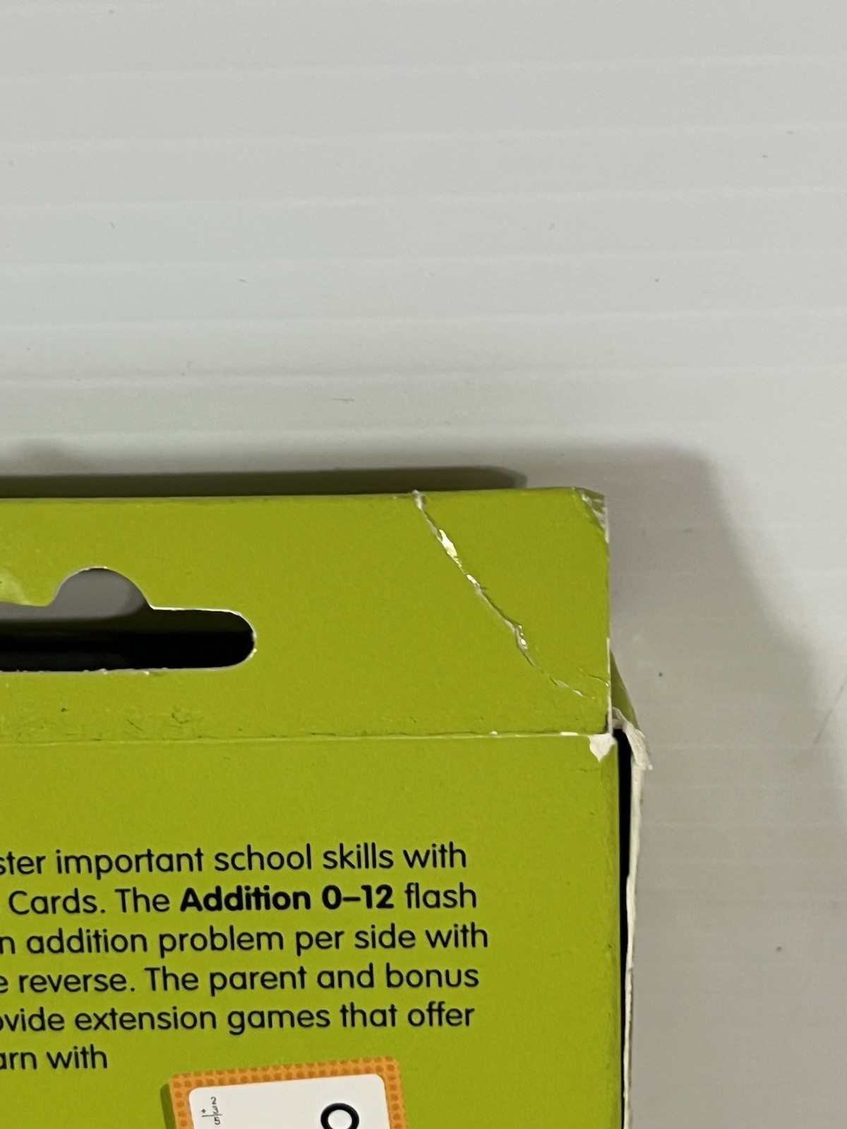 Brighter Child Addition 0 to 12 Flash Cards, 54 Cards ~ Grades 1-3 / Age 6+ NEW