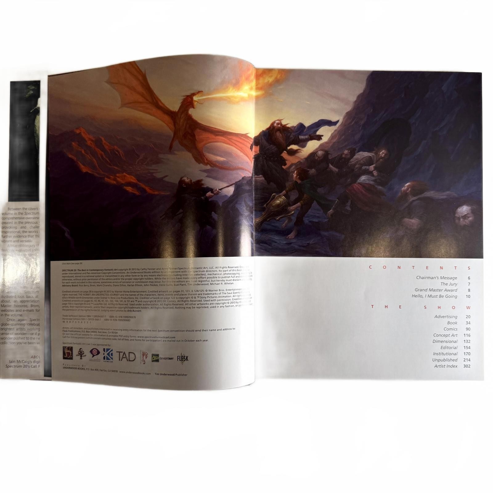 Spectrum 20 Anniversary Vol The Best Contemporary Fantastic Art Hardcover Book