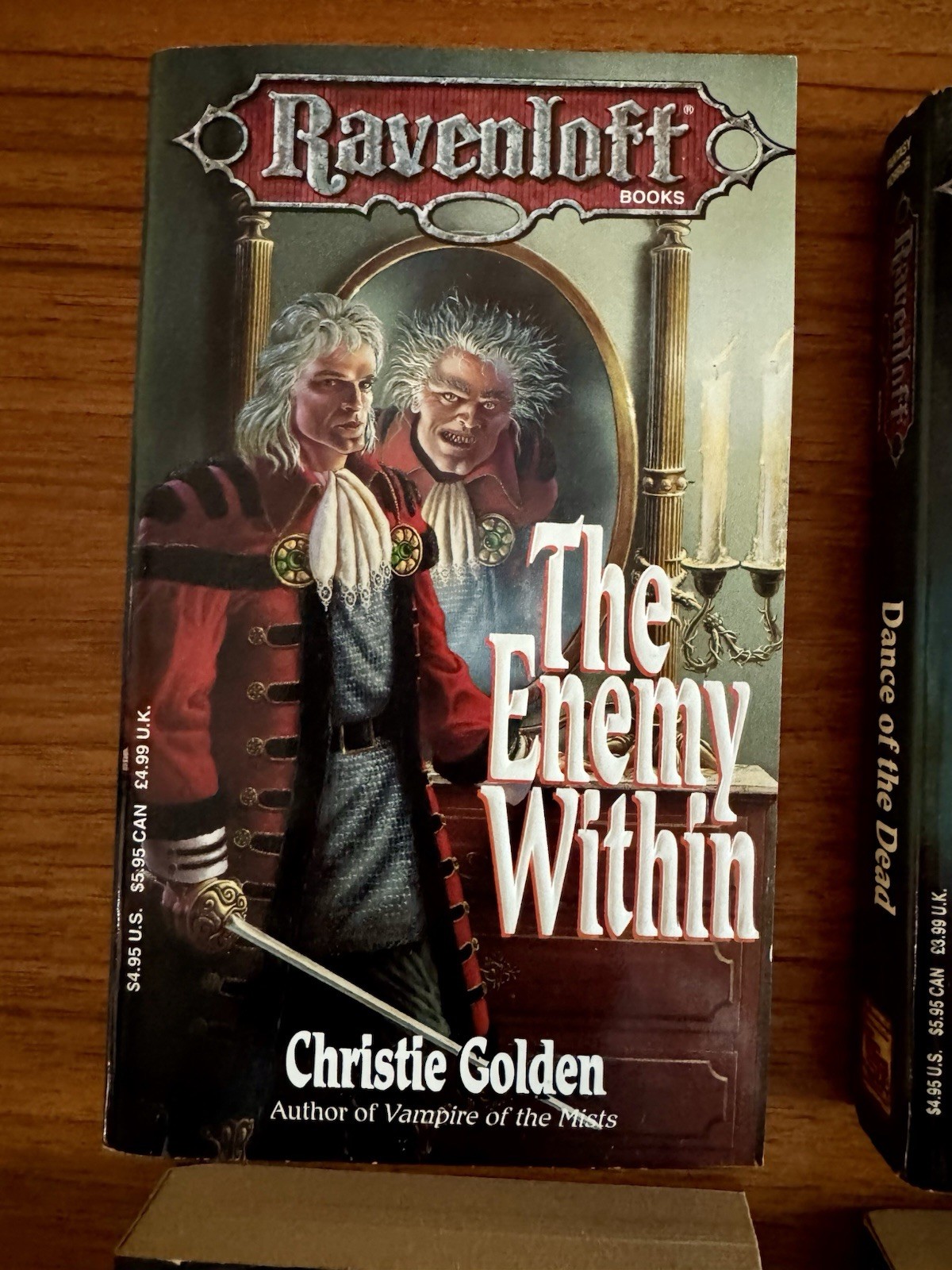 RAVENLOFT 9x PAPERBACK Book LOT Fantasy Horror TSR Christie Golden J ROBERT KING