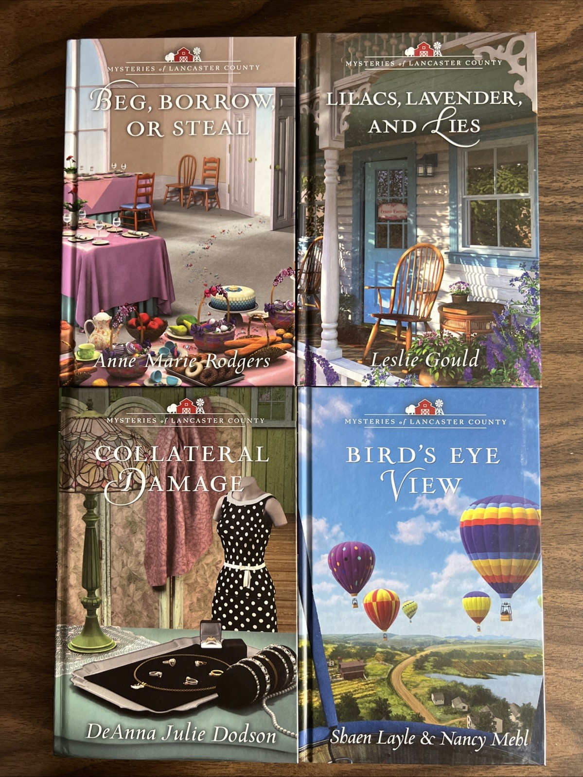 Lot Of 4 Mysteries Of Lancaster County Guideposts Series Hardcover Christian
