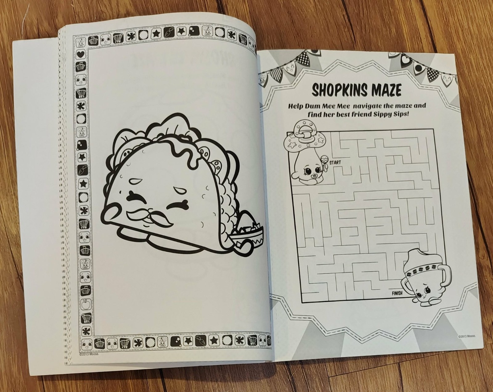 SHOPKINS COLOR & TRACE INCLUDES STICKERS & TRACING PAGE Coloring Book