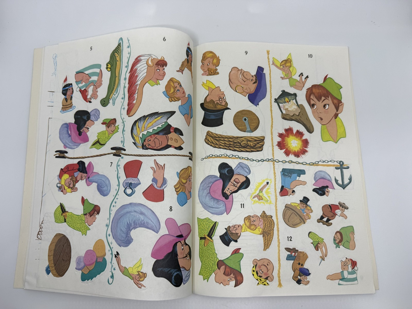 VTG Disney Peter Pan Sticker Fun Album – NEW 1989
