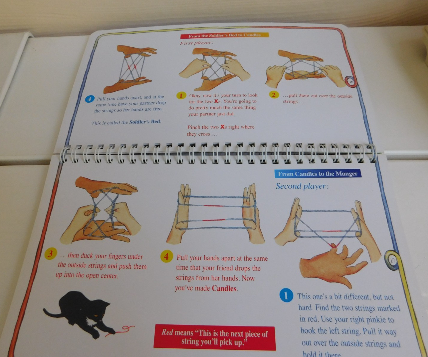 Cat’s Cradle Book of String Figures Spiral-bound By Anne Akers Johnson New