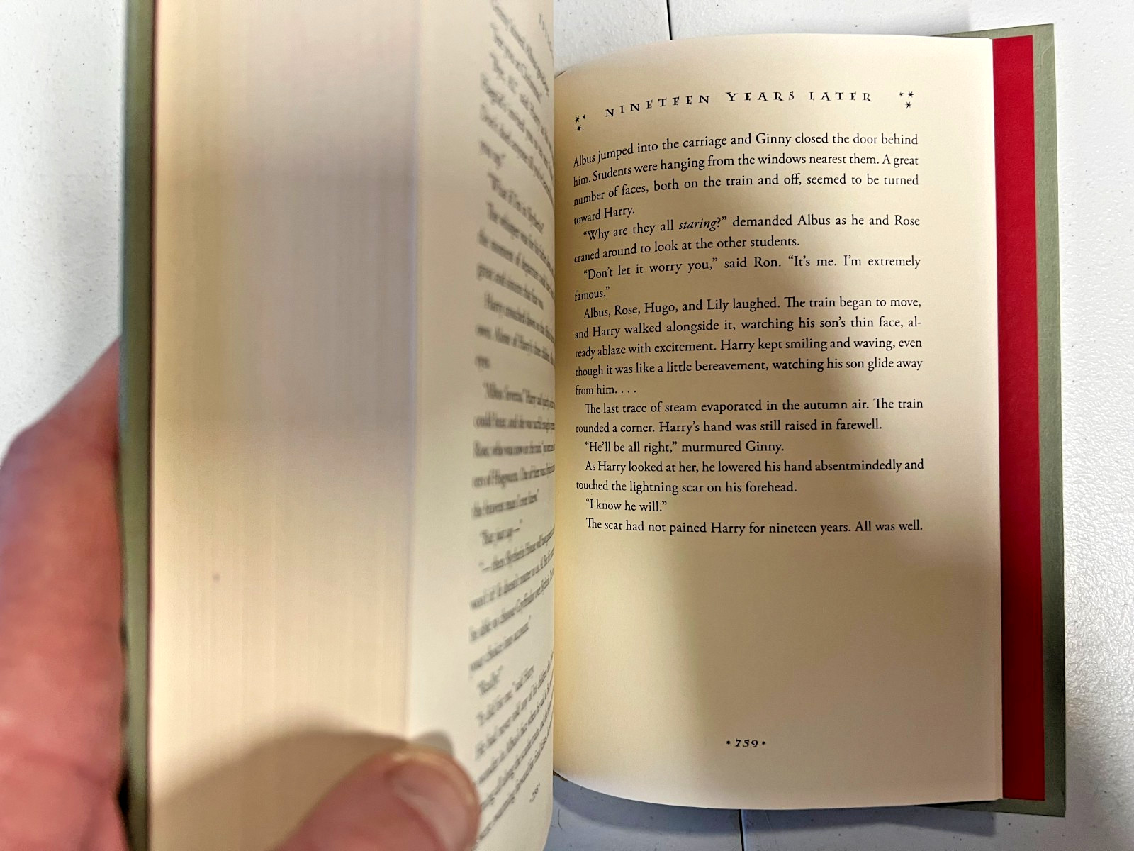 HARRY POTTER AND THE DEATHLY HALLOWS ~ 1ST/1ST PG 759 ERROR WITH 4 BLANK PAGES