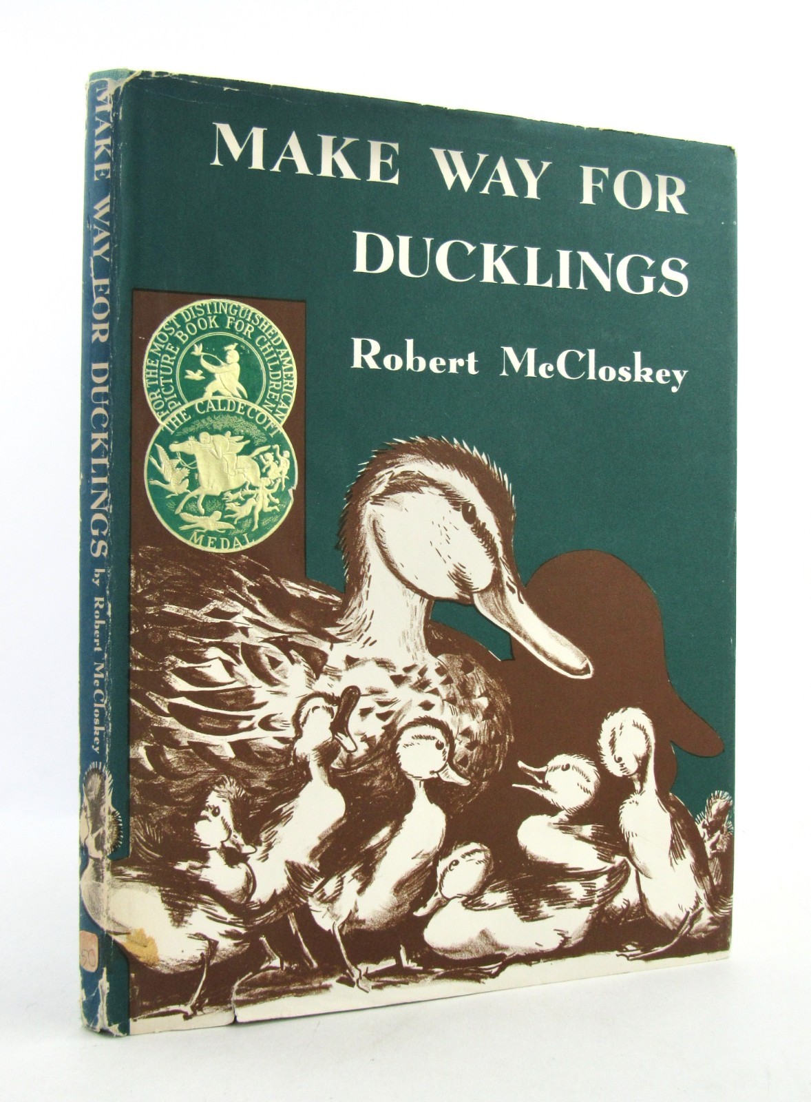 MAKE WAY FOR DUCKLINGS Robert McCloskey 1961 HBDJ 19th Printing Caldecott VGC