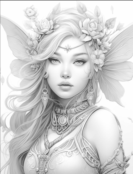 Adult Coloring Pages Bundle Fairy bundle 430 pages Printable Pages