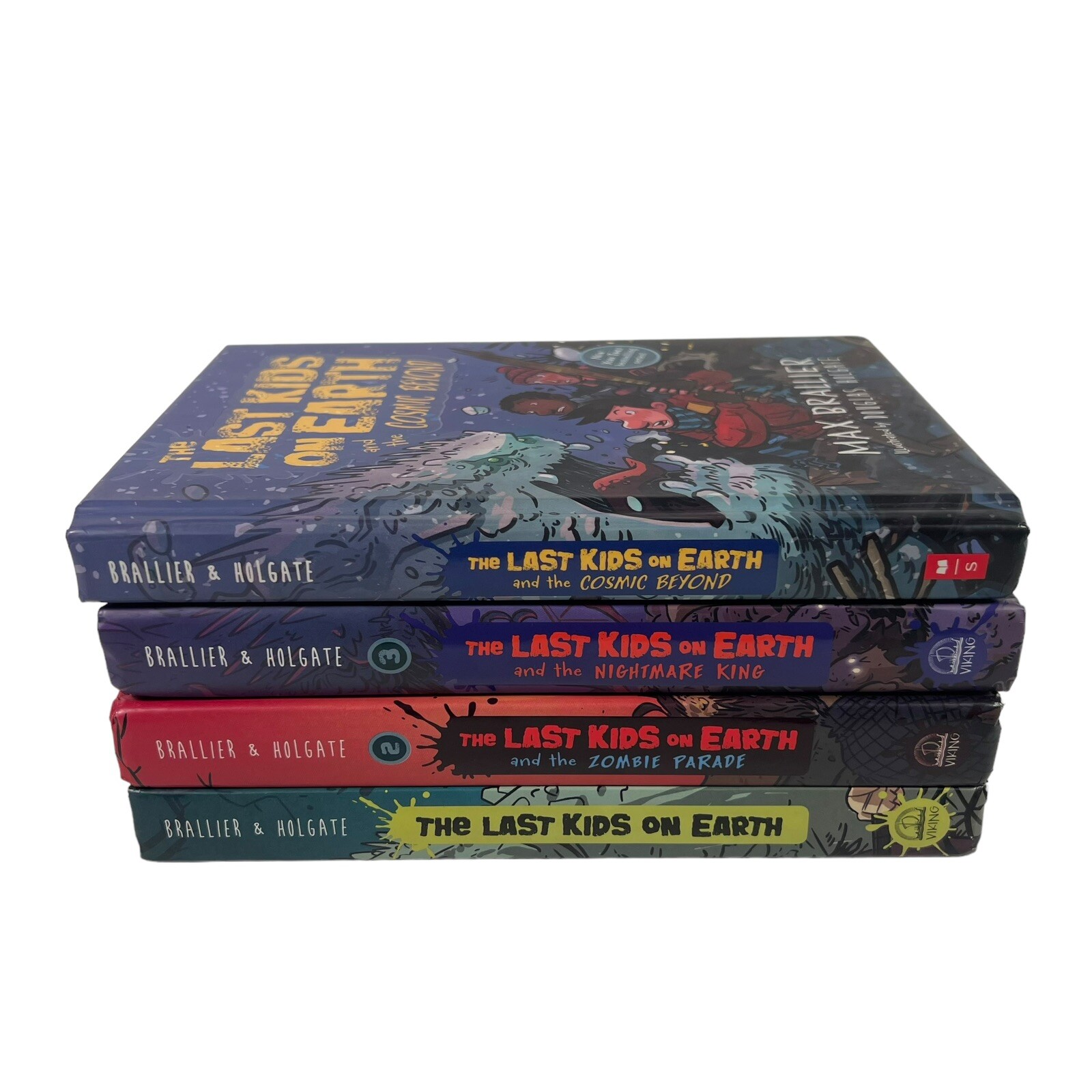 The Last Kids On Earth Books Lot of 4 Different Hardcover Books Max Brallier